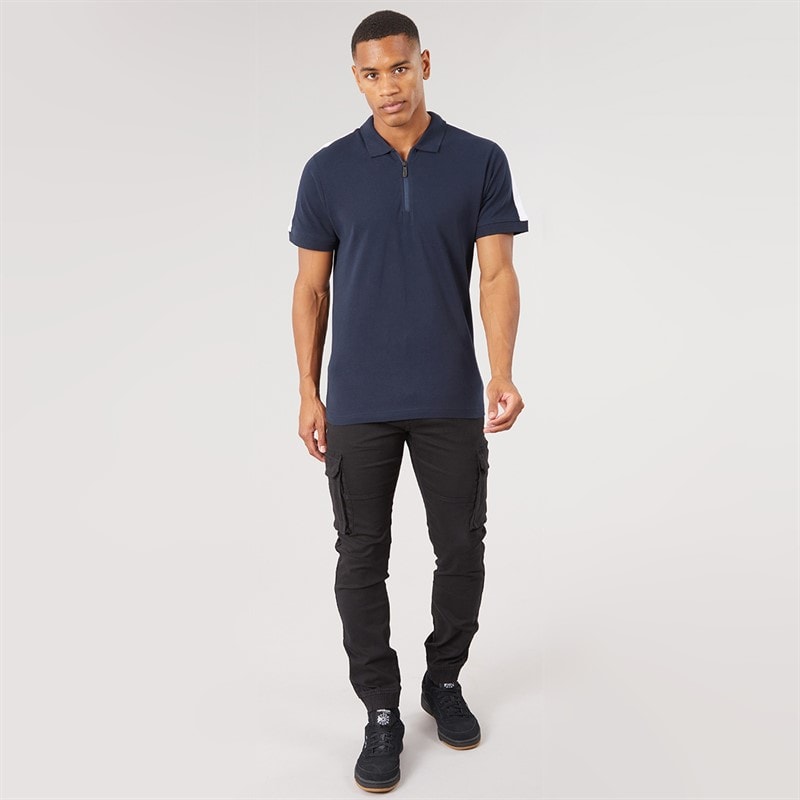 Mens Frenton Cargo Pants Black - Image 4