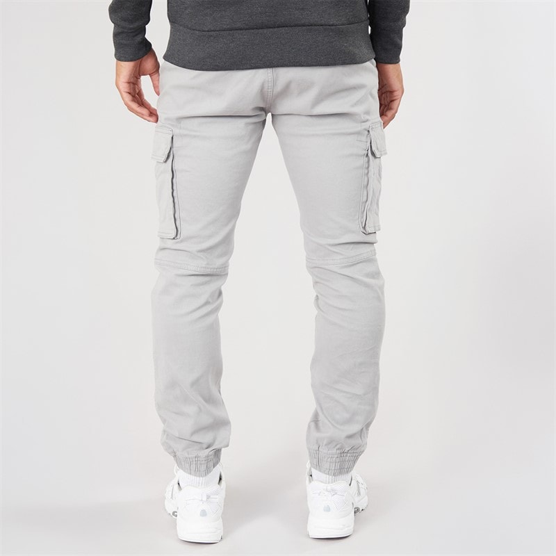 Mens Frentons Cargo Pants Grey - Image 2