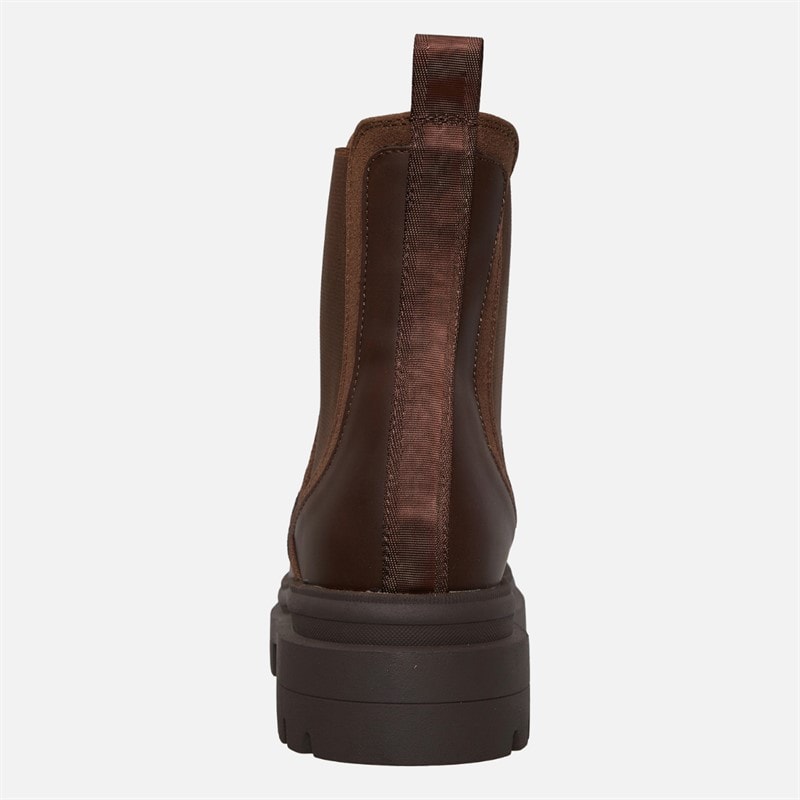 Womens Drake Chelsea Boots Dark Brown - Image 3