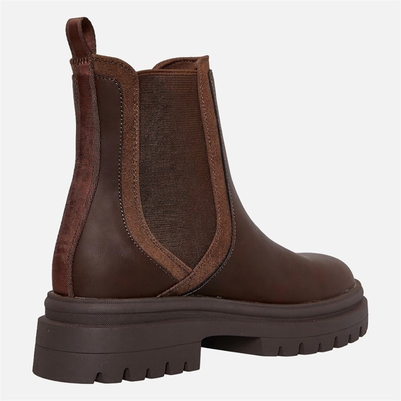 Womens Drake Chelsea Boots Dark Brown - Image 5