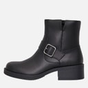 Womens Freddie Buckle Boots Black
