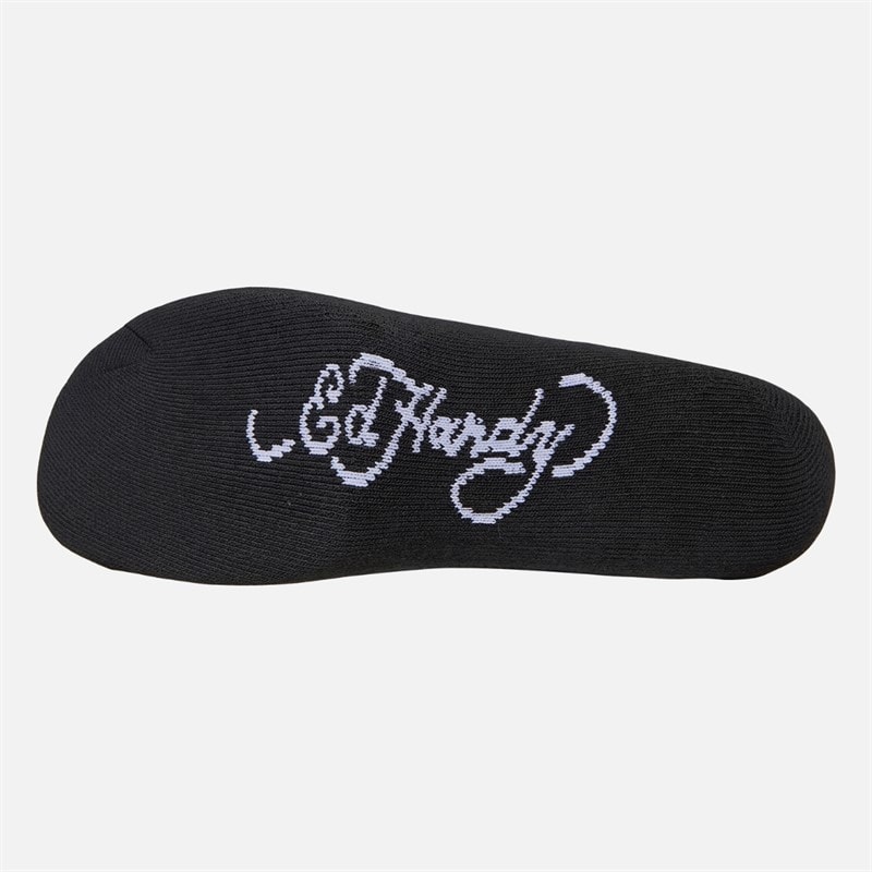 Mens Bonsall Five Pack Crew Socks Black - Image 2