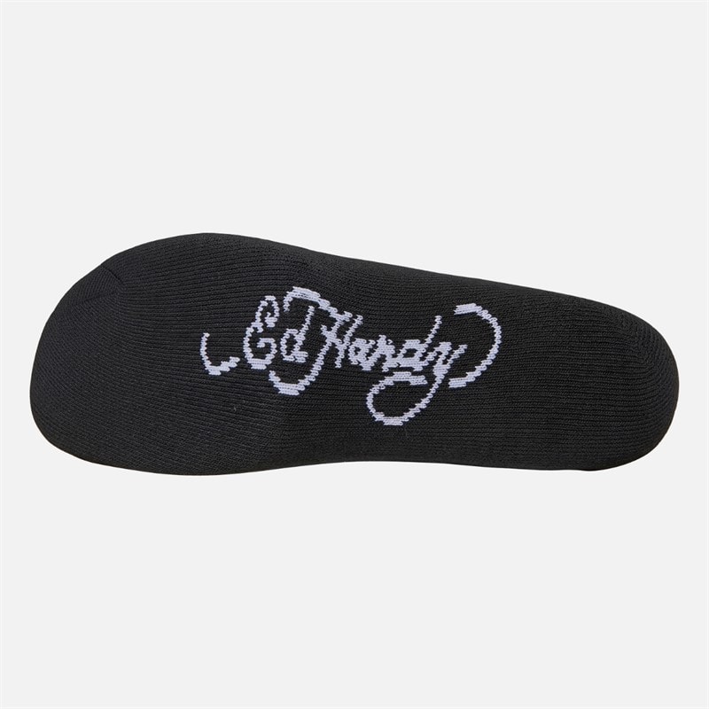 Mens Carsdale Five Pack Crew Socks Black - Image 2
