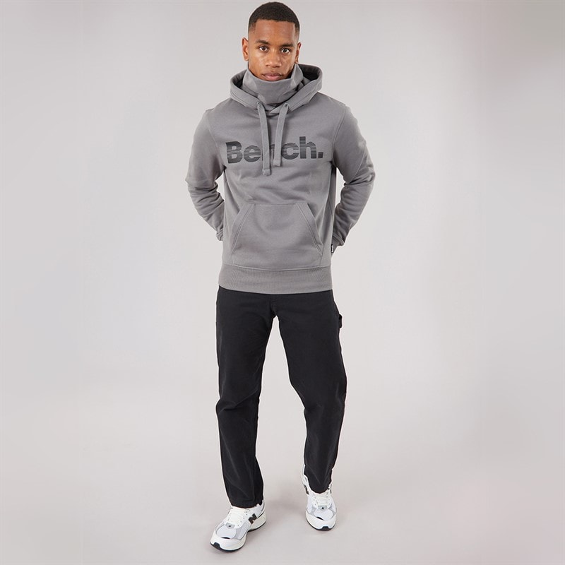 Mens Woosh Hoodie Steel Grey - Image 4