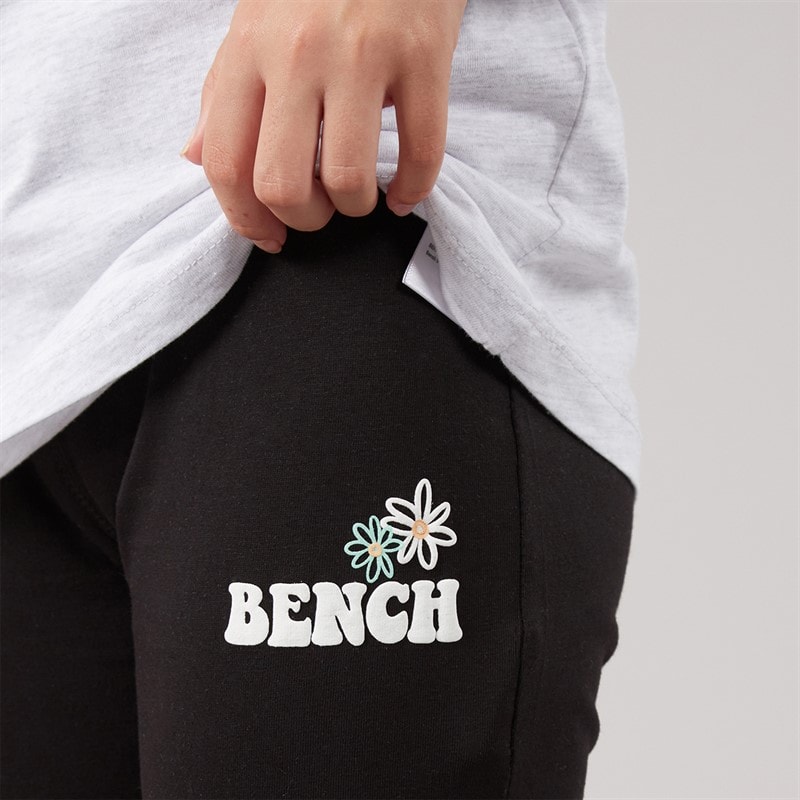 Girls Ayelet Puff Print Leggings Black - Image 3