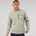 Mens Rissio Utility Sweatshirt Sage