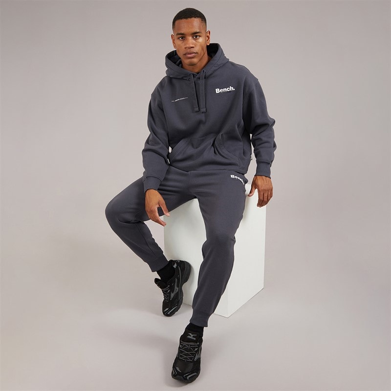 Mens Draley Oversized Graphic Tracksuit Faded Navy - Image 4