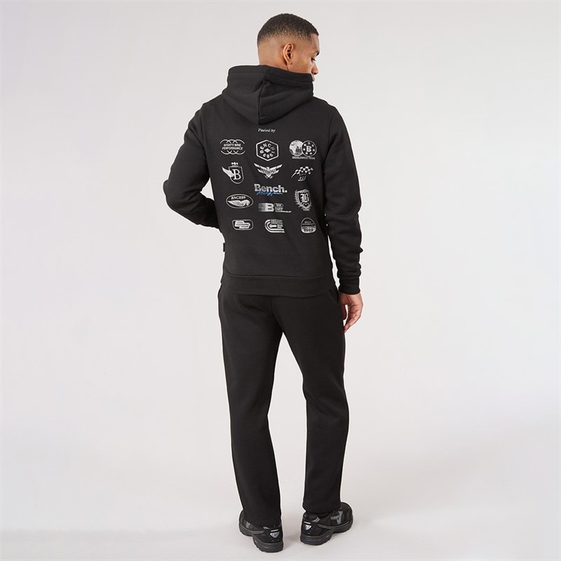 Mens Sevotta Graphic Tracksuit Black - Image 2