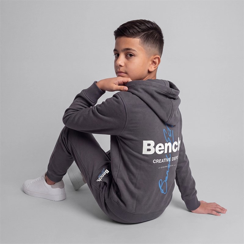 Boys Chiwel Hoodie And Joggers Tracksuit Steel Grey - Image 1