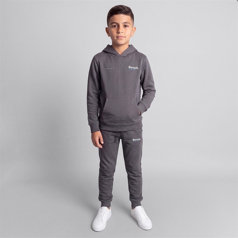 Boys Chiwel Hoodie And Joggers Tracksuit Steel Grey - Image 4
