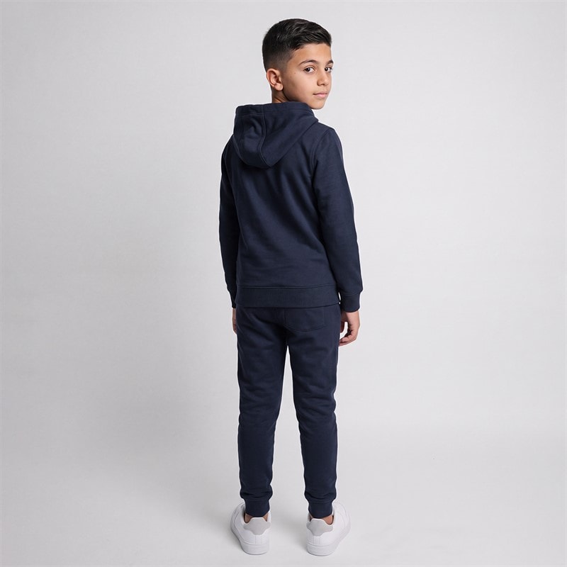 Boys Hysto Hoodie And Joggers Tracksuit Navy - Image 3