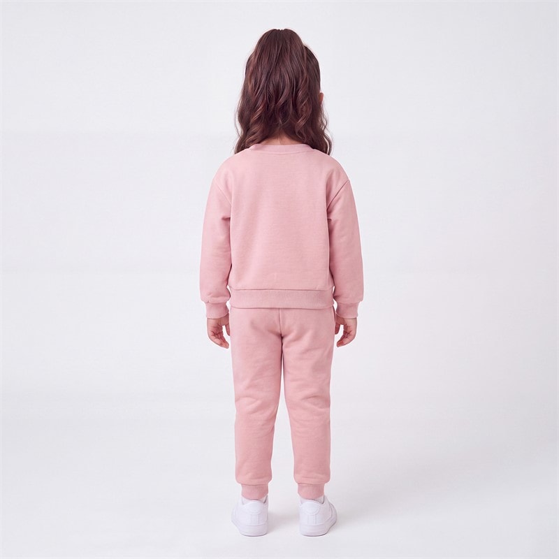 Girls Paige Sweatshirt And Joggers Pink - Image 2