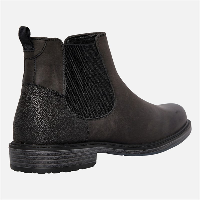 Mens Camden Casual Chelsea Boots Black - Image 5