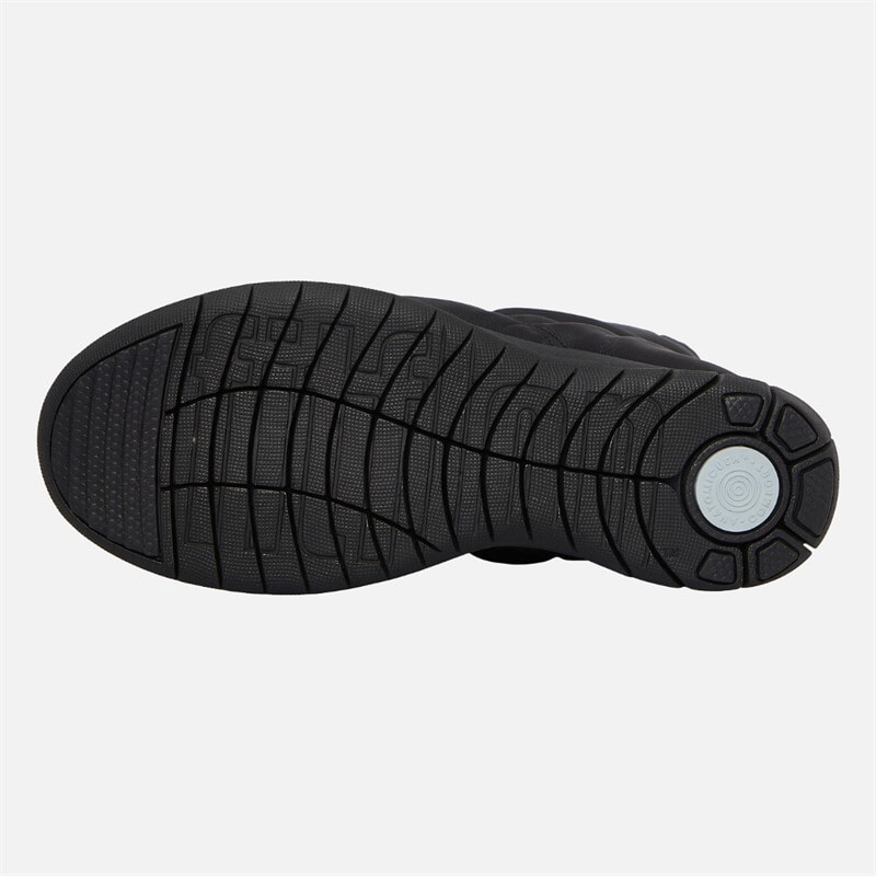 Womens Flowease Nylon Winter Boots Black - Image 2