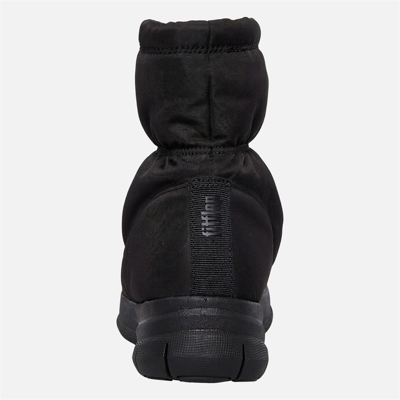 Womens Flowease Nylon Winter Boots Black - Image 3