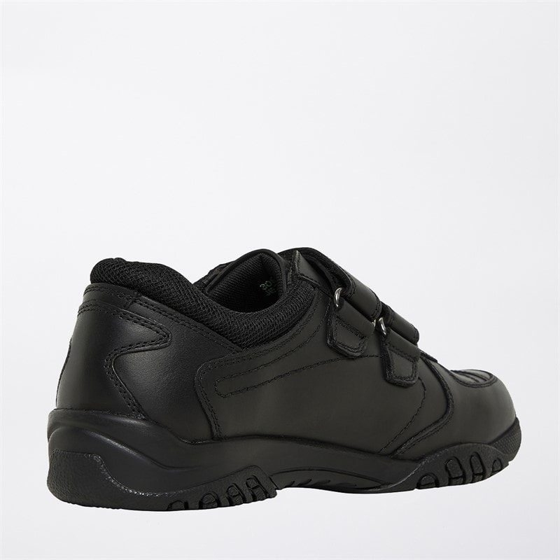 Junior Boys Jezza 2 Leather School Shoes Black - Image 5