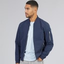 Mens Mash Bomber Jacket Navy Blazer