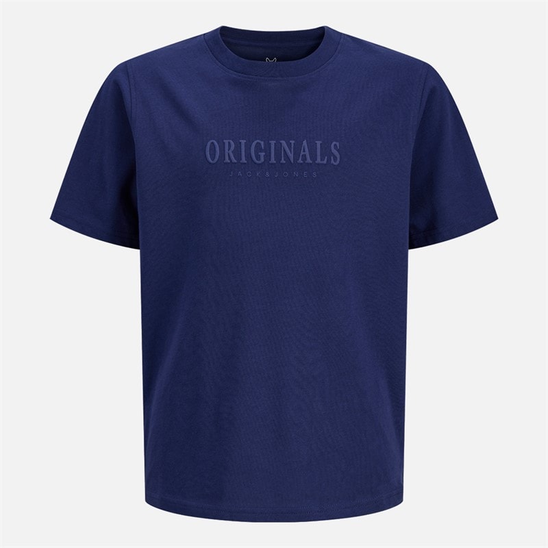 JACK & JONES Boys Frederiksberg T-Shirt Ocean Cavern