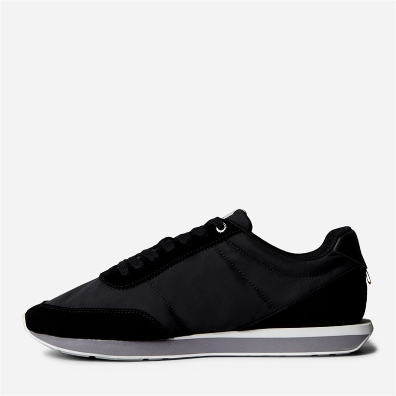 Mens Chunky Cupsole Trainers Bright White/Black - Image 5