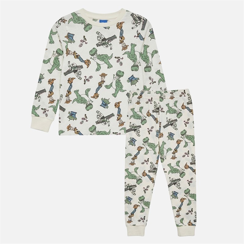 Toy Story Boys Pyjama Set Cream