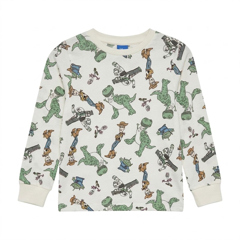 Boys Pyjama Set Cream - Image 2