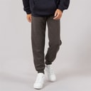 Boys Slim Fit Cuffed Fleece Jog Pants Charcoal Marl