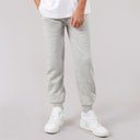 Boys Slim Fit Cuffed Fleece Jog Pants Grey Marl