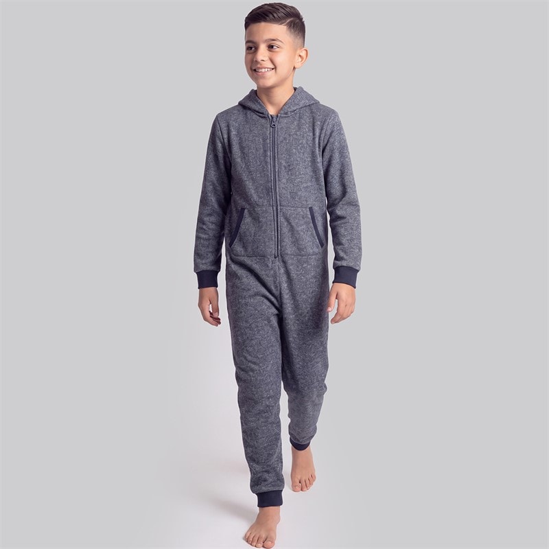 Boys Onesie Navy Mix - Image 3