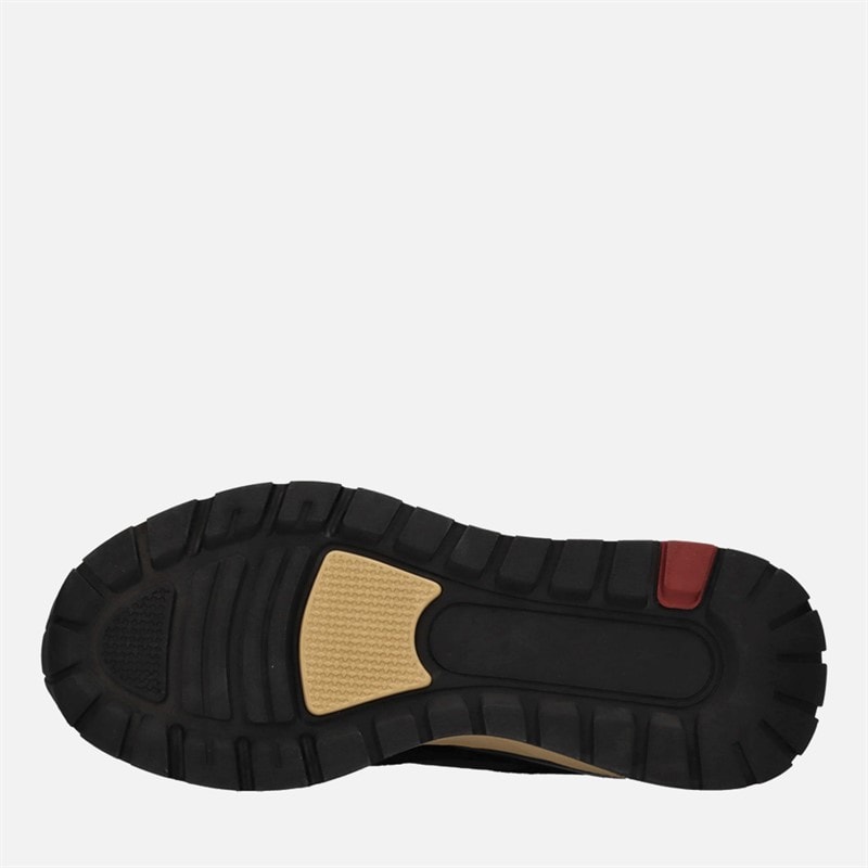 Mens Villa Trainers Black - Image 2
