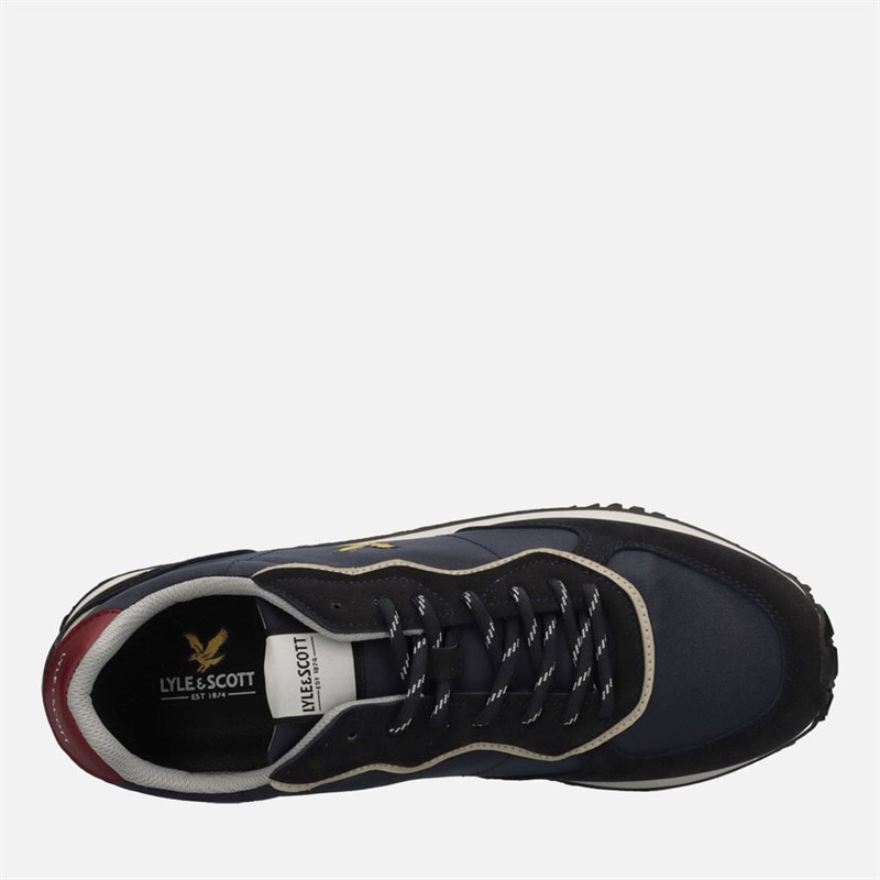 Mens Anfield Trainers Blue Red - Image 4