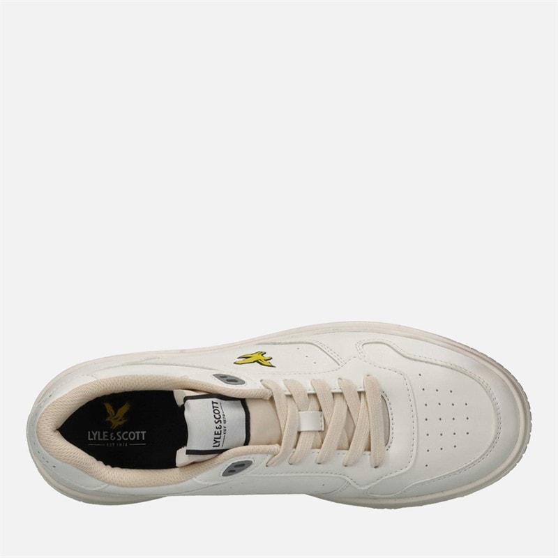 Mens Craven Trainers White - Image 3