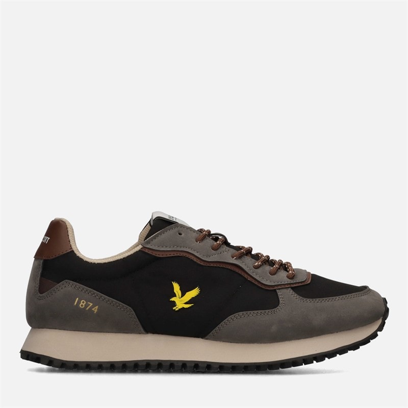 Mens Anfield Trainers Grey/Brown - Image 1