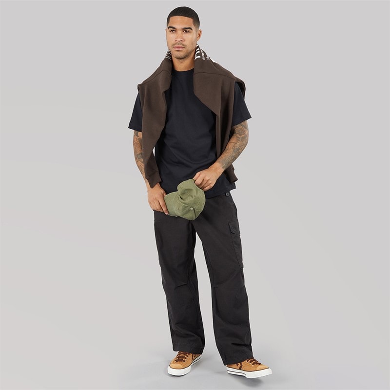 Mens Baggy Field Cargo Trousers Meteorite - Image 4
