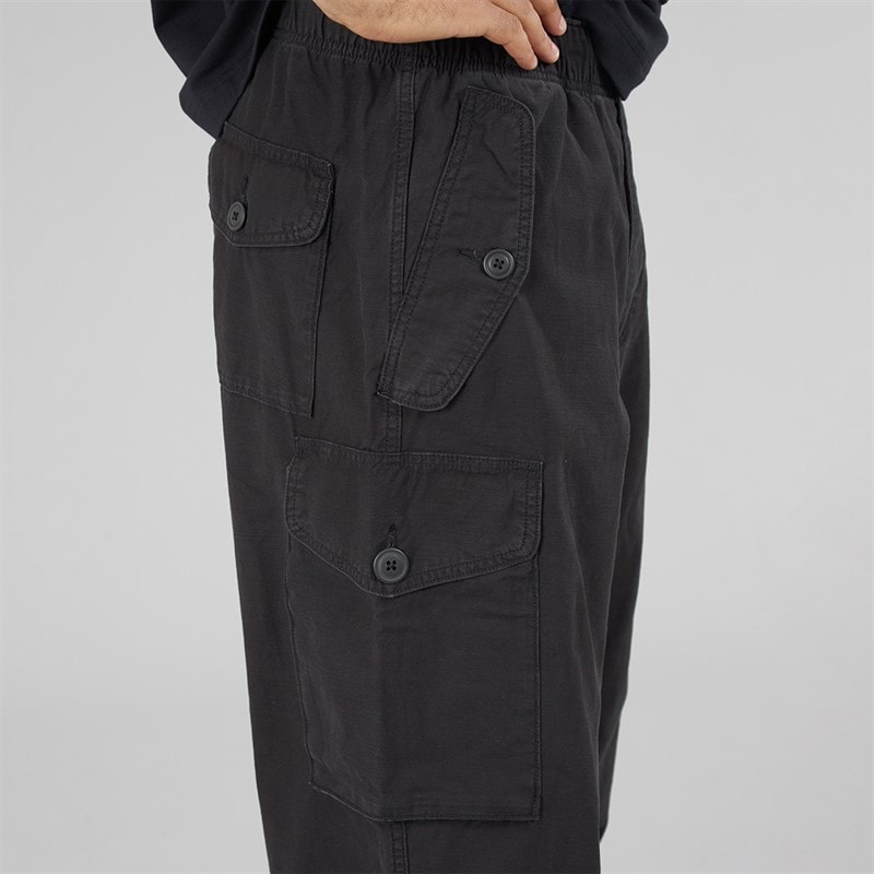 Mens Baggy Field Cargo Trousers Meteorite - Image 5