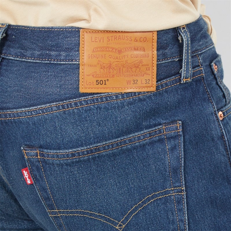 Mens 501 Original Straight Fit Jeans On The Borderline - Image 3