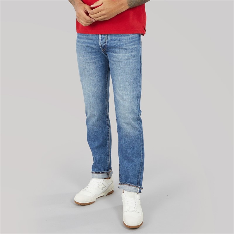 Mens 501 Original Straight Fit Jeans Feeling Powerful - Image 3