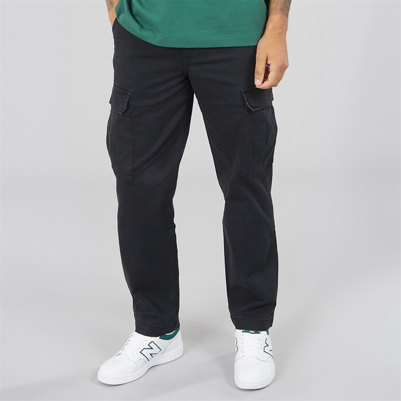 Mens XX Cargo Taper Jeans Mineral Black - Image 3