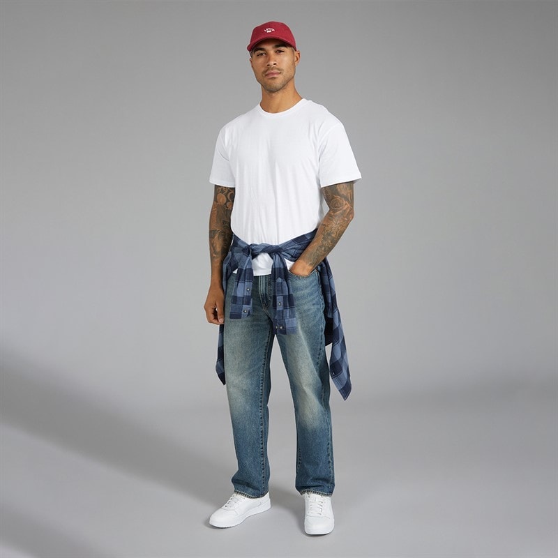 Mens 568 Loose Straight Jeans Aisle Seat - Image 4
