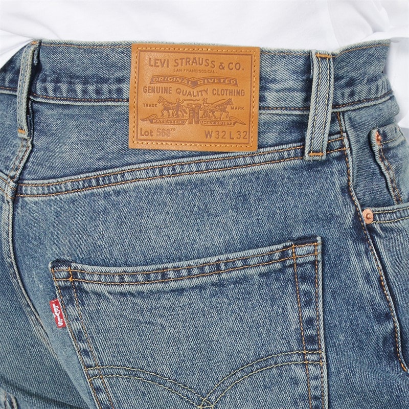 Mens 568 Loose Straight Jeans Aisle Seat - Image 5