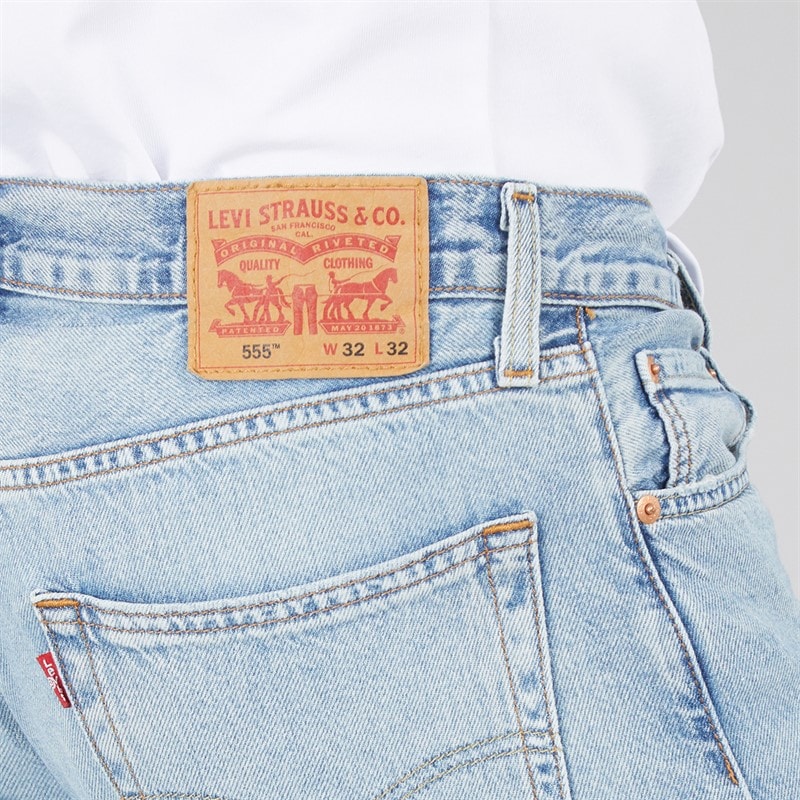 Mens 555 Relaxed Straight Fit Jeans Lead The Way - Image 5