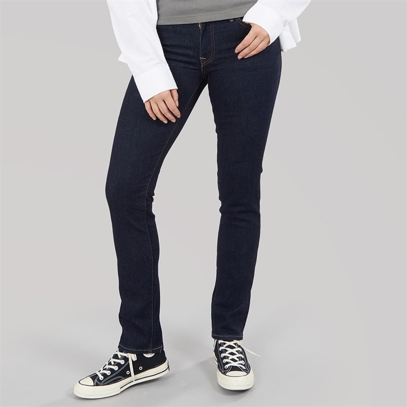 Levi's Womens 712 Slim Fit Jeans Blue Wave Rinse