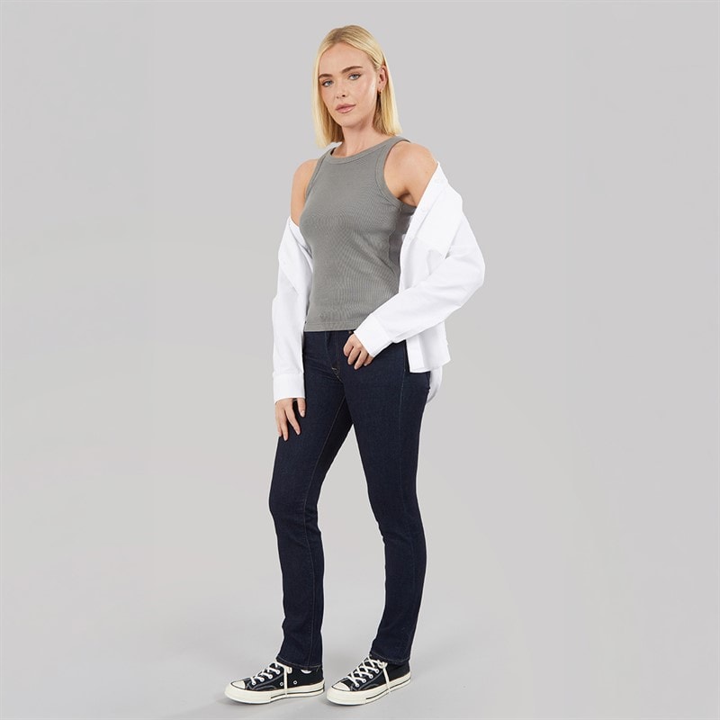 Womens 712 Slim Fit Jeans Blue Wave Rinse - Image 4
