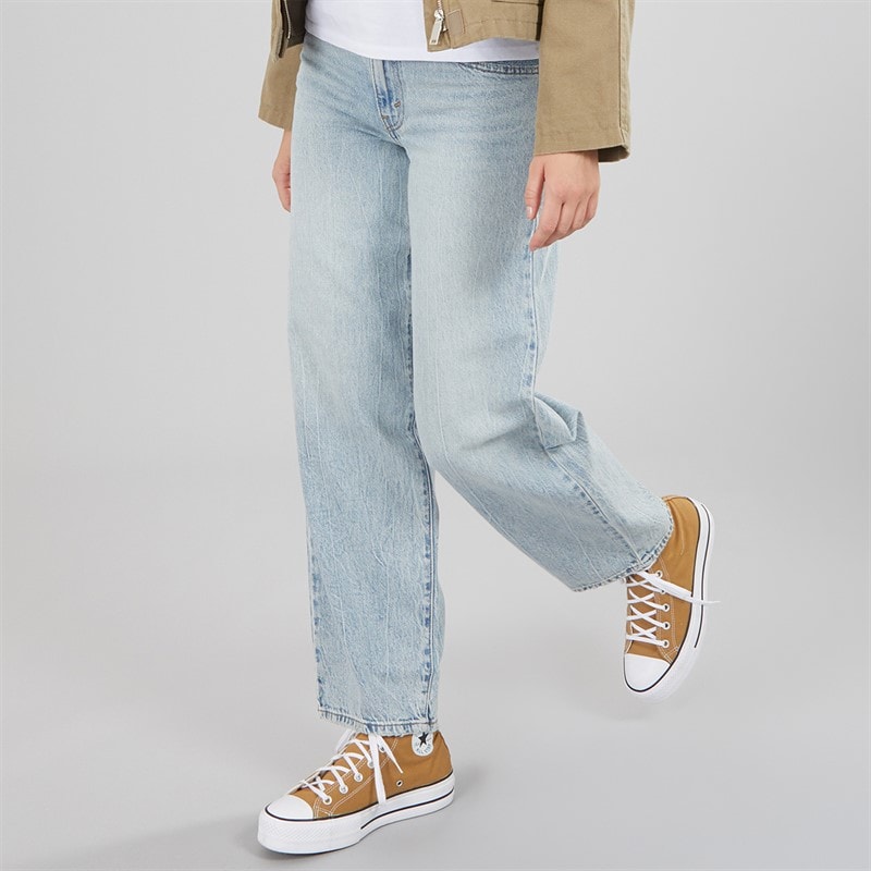 Levi's Womens Baggy Dad Jeans Fan Flare