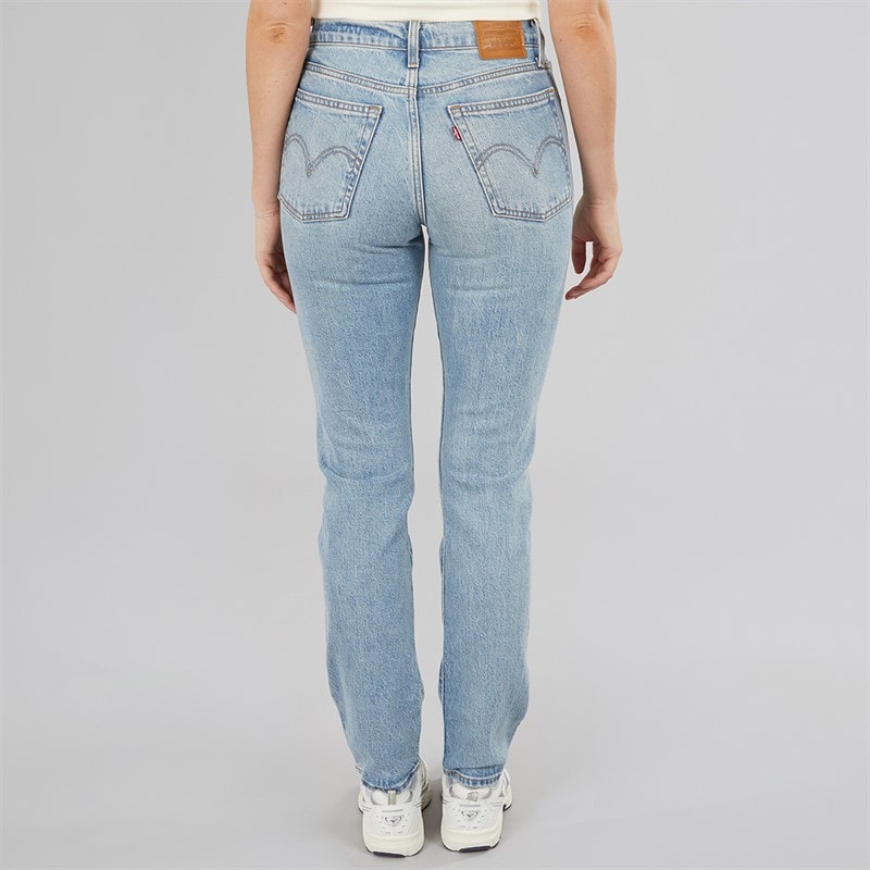 Womens Wedgie Slim Fit Jeans In The Dust - Image 2