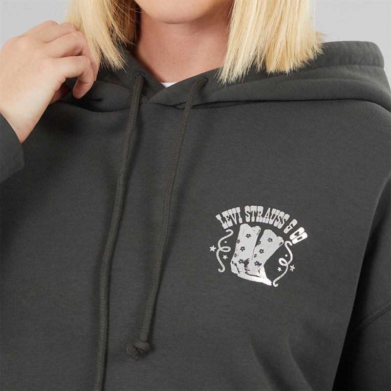 Womens Salinas Hoodie Lseshine Poster Daisy Boots Pirate Black - Image 3
