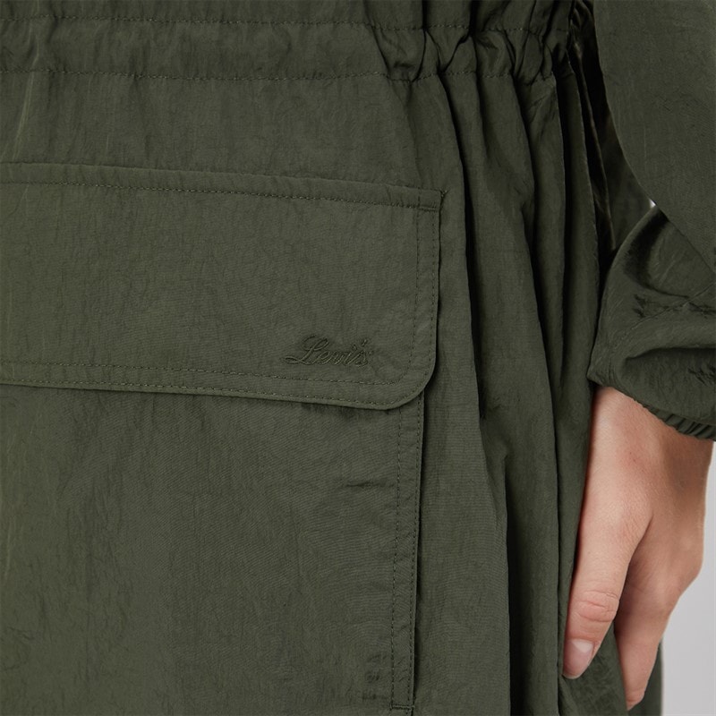 Womens Simone Bubble Parka Jacket Deep Depths - Image 3