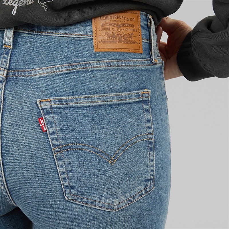 Womens 721 High Rise Skinny Jeans Far Up - Image 3