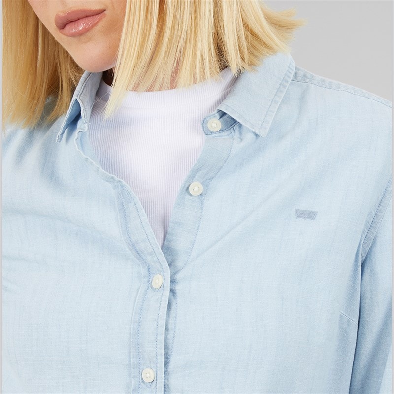 Womens The Classic BW Shirt Dazed Light Stone - Image 5