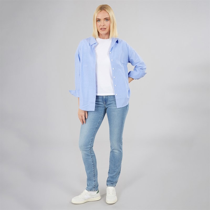 Womens 712 Slim Fit Jeans Blue Wave Light - Image 4
