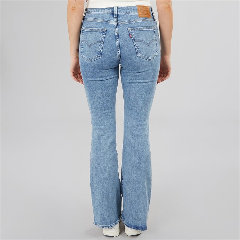 Womens 726 Flared Jeans Blue Wave Light - Image 2